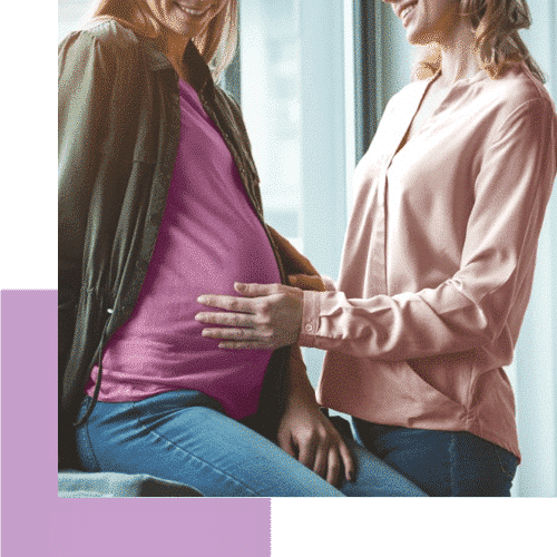 έγκυος και δότρια παρένθετη μητρότητα IOLIFE