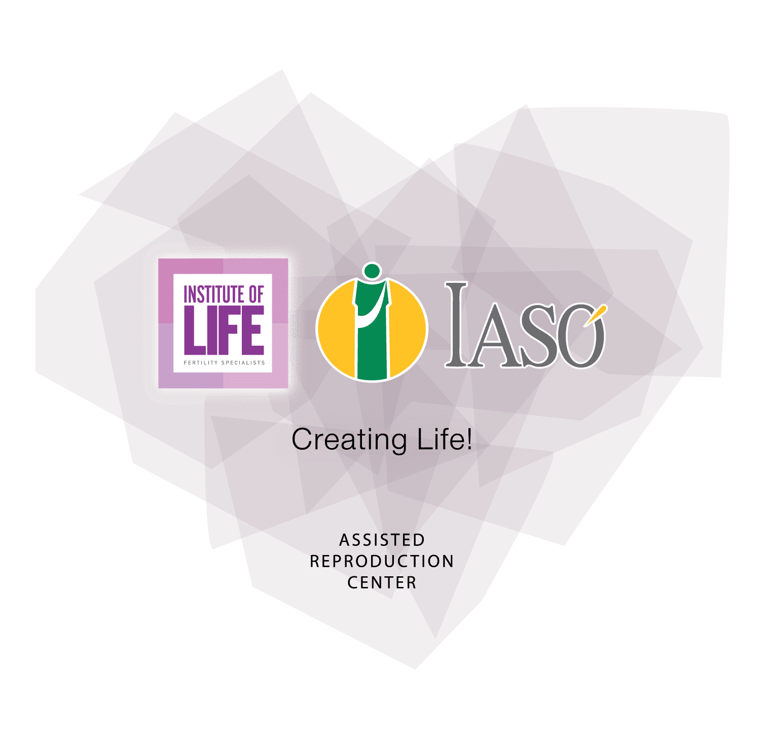 Heart Logo in English IASO Institute of Life Creating Life Assisted Reproduction Center
